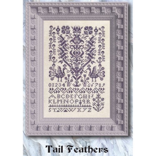 (image for) Upcoming Release: Tail Feathers Cross Stitch Chart